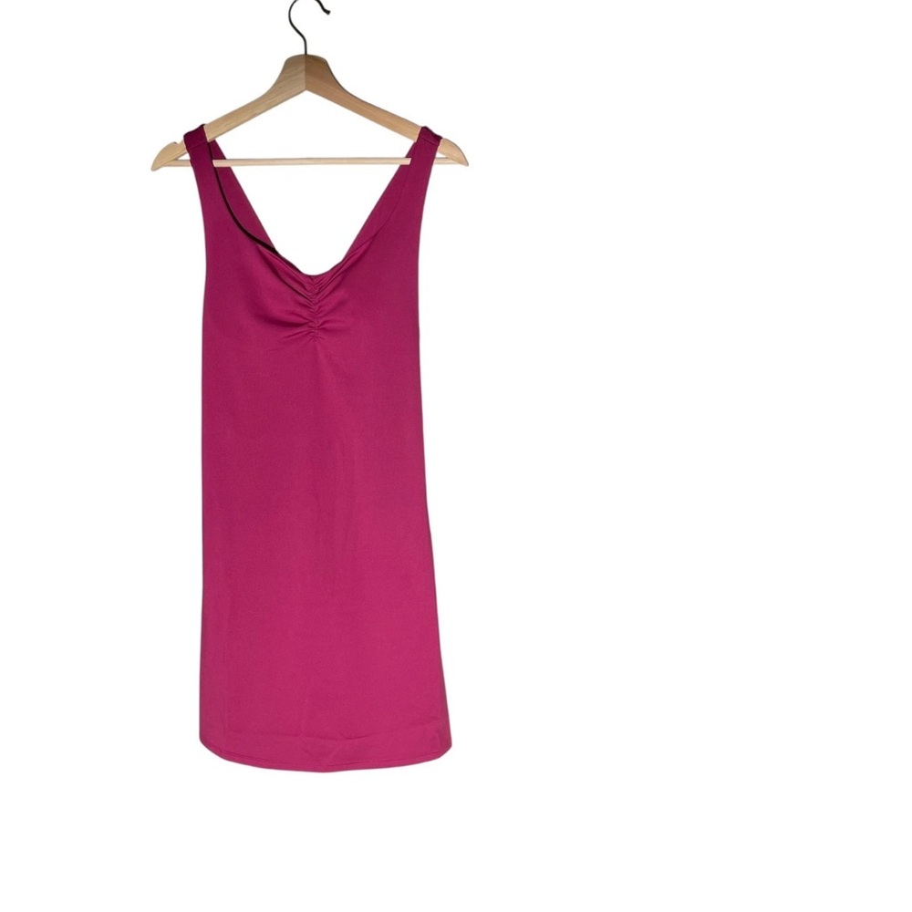 Orchid Pink Tennis Dress L Built‎ In Bra Athletic Skort Activewear NWT